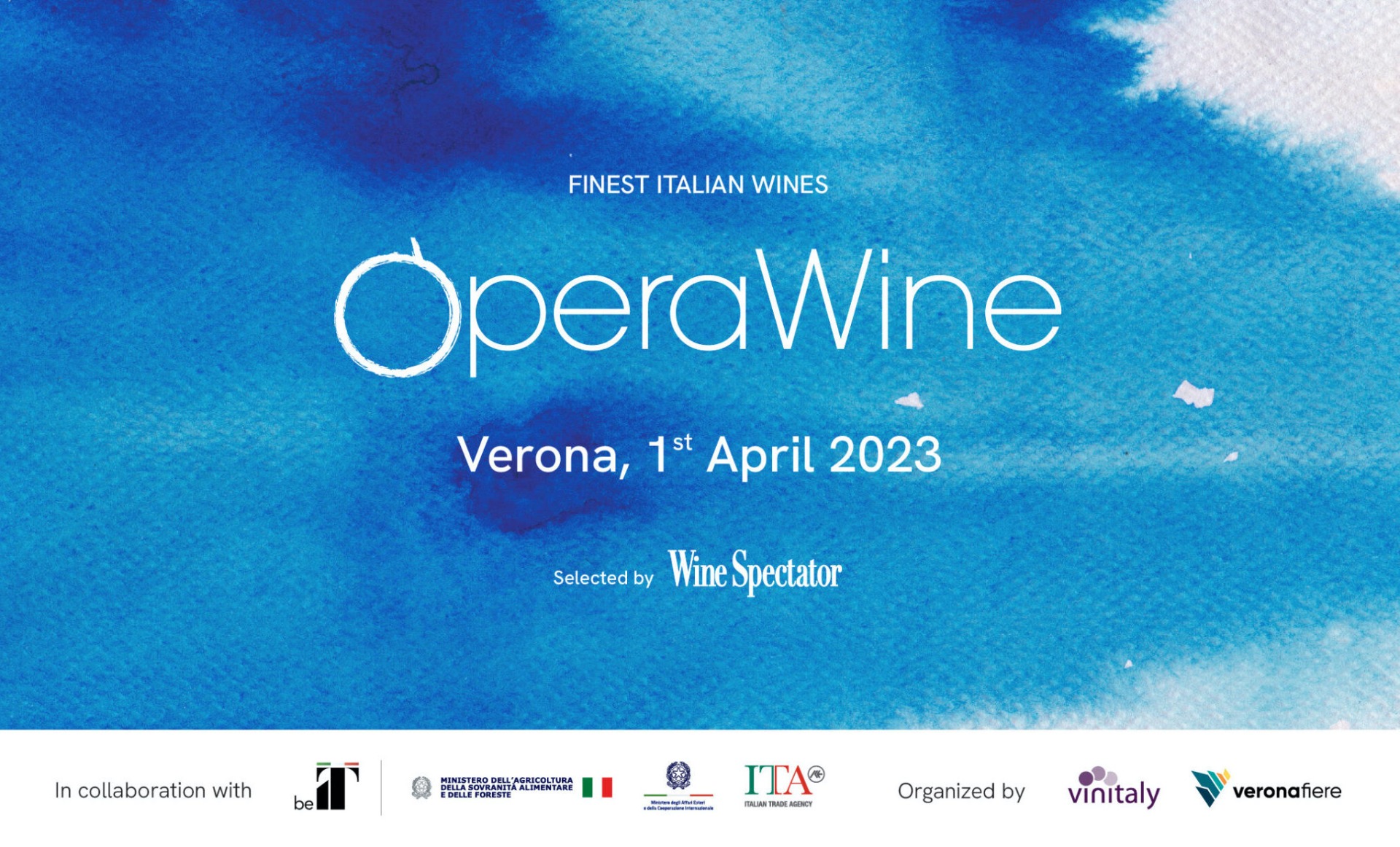 Morettino chosen by OperaWine as official coffee of Vinitaly's première event