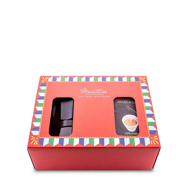 Gift Moka Box Sicily Boutique Coffee - 100% Arabica Classic Blend