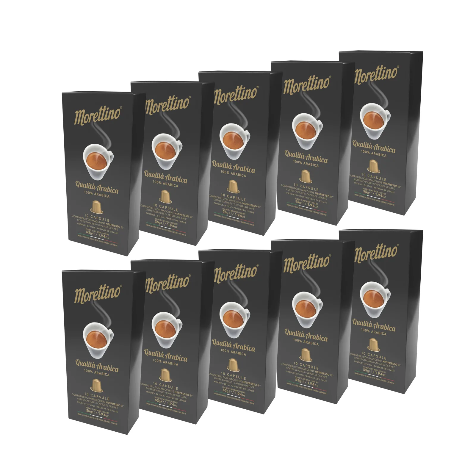 100 Capsule Qualità Arabica Nespresso*