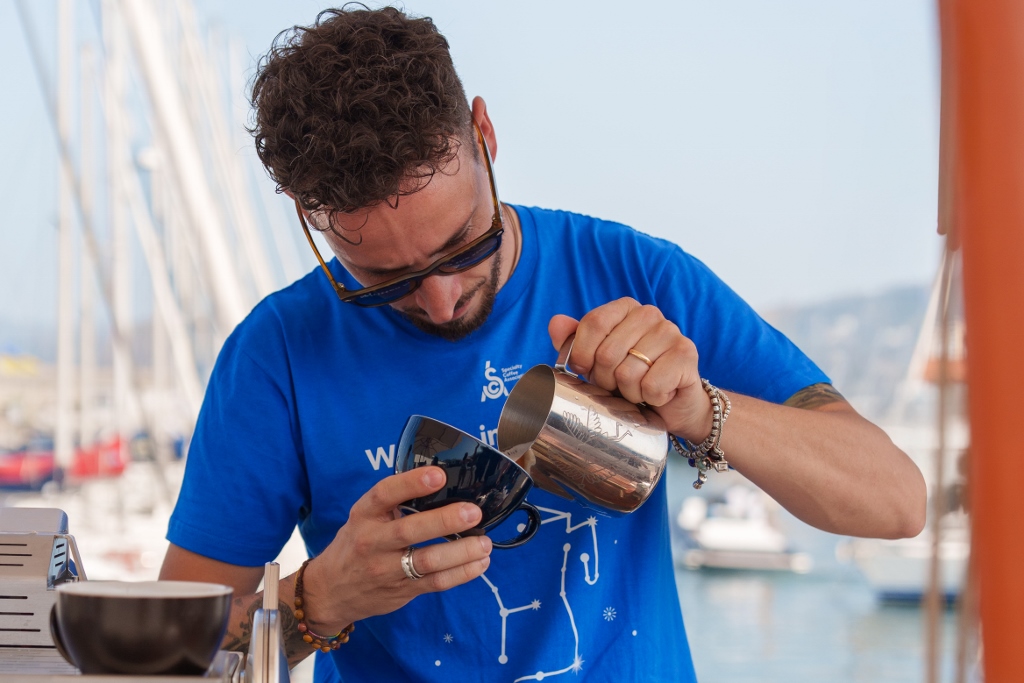 latte art al palermo coffee festival