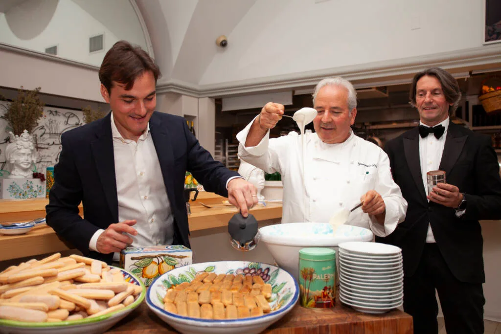 andrea morettino e giacomino drago il pastaio preparazione tiramisù