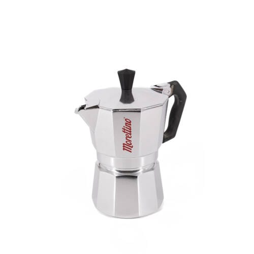 Moka Morettino 2 tazze Silver