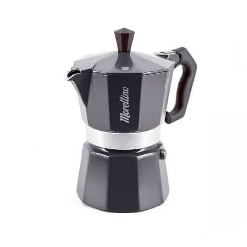 Moka Morettino 4 tazze Nero