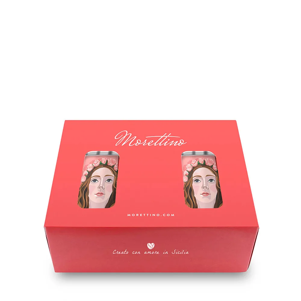 Gift Box Morettino Rosalia 100% Arabica